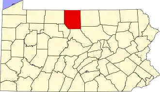 Potter County map