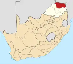 Vhembe District within South Africa