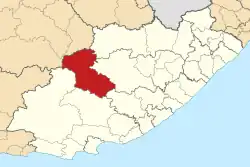 Location in the Eastern Cape