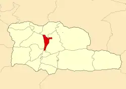 Location of Mieres del Camín