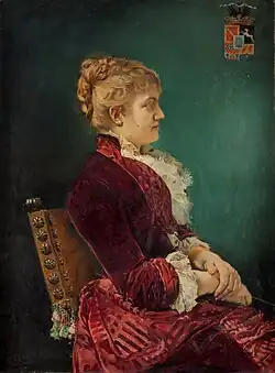 María de las Mercedes de Alcázar y Nero Vera de Aragón, marquise of Coquilla (1880)