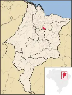 Location in Maranhão