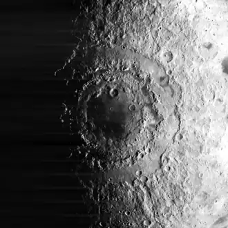Mare Orientale on the far side of the Moon, May 1967
