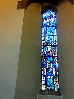 Window in St Mary's Church, Chelsea. Courtesy Maria Cristina White-da Cruz