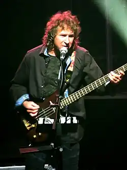 Trewavas performing with Marillion in 2021