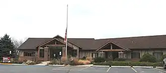 Marion Township Hall on Coon Lake Road