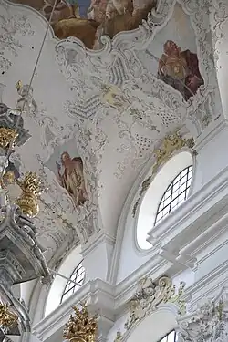 Apostle Paul and James the Elder at the church of St. Martin in Marktoberdorf