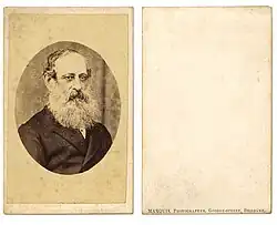 Historical photo of a bearded man