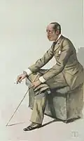 The Marquess of Blandford in Vanity Fair, 18 June 1881.