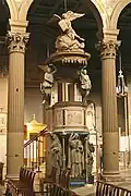 Pulpit inside the Église Saint-Joseph