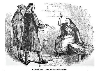 Martha Corey was executed in 1692