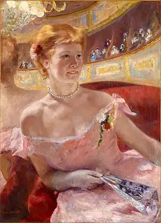 Woman with a Pearl Necklace, Mary Cassatt