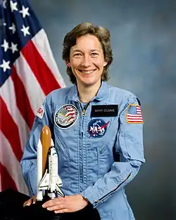 Mary L. Cleave, M.S. 1975, Ph.D. 1980, Space Shuttle astronaut[345]