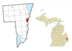 Location within St. Clair County