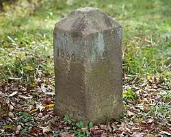 Western terminus of the Mason–Dixon line