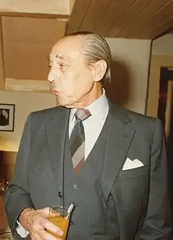 A photograph of Henri in his 79th year