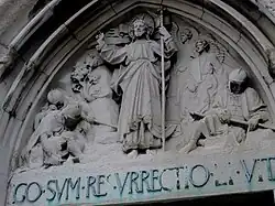 Relief on "Emmott" Mausoleum.