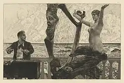 Evocation, from the series Brahmsphantasie, Opus XII, no, 2 (1894), 21.8 x 34 cm, National Gallery of Art, Washington D. C.