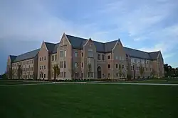 McCourtney Hall, which was built in 2016 and is a research center for Biochemistry and Bioengineering.