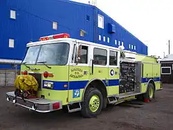 McMurdo Station firetruck