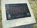 Plaque commemorating Victoria's settlement.