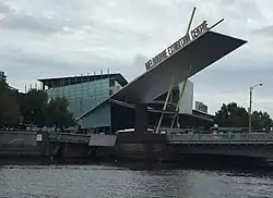 Melbourne Convention Centre viewed from the Yarra River on 9 February 2018