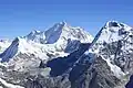 Hunku Chuli centered (below Makalu)