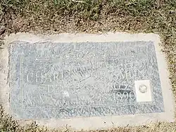 Grave of Charles Crismon, Block #76.