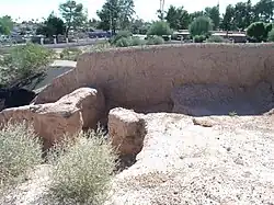 Different view of the Mesa Grande Temple Mound.