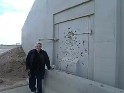 Sealed entrance of Ammo Bunker (S-1008).