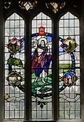 Christ as the Light of the World in Holy Trinity, Messingham, by John Lawson of Goddard & Gibbs, 1972