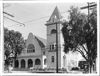 Hollywood Memorial Church (1903–1923) in 1905
