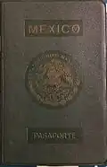 Mexican passport issued in 1981