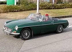 1966 MGB at a Classics Rally in Bristol, England.