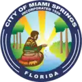 Official seal of Miami Springs, Florida