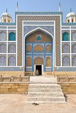 Front view of the tomb after restoration