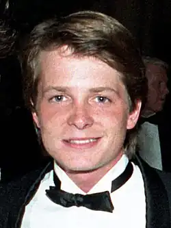 A photograph of Michael J Fox