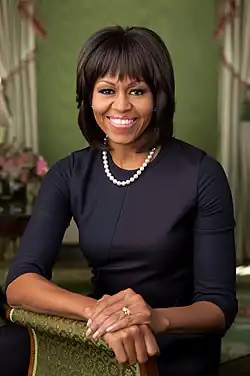 Michelle Obama 2019, 2013, 2011, and 2009 (Finalist in 2016, 2015, 2014, 2012, and 2010)