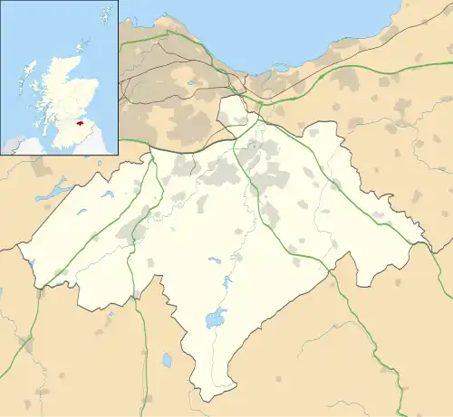 Pathhead is located in Midlothian