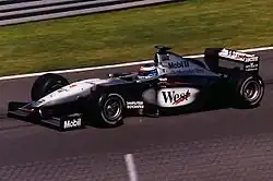Mika Häkkinen driving for McLaren at the 1999 Canadian GP