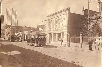 Warehouse that previously existed in the area