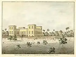 Military Orphan School for private soldiers of the East India Company, Howrah, Bengal Presidency, 1794.
