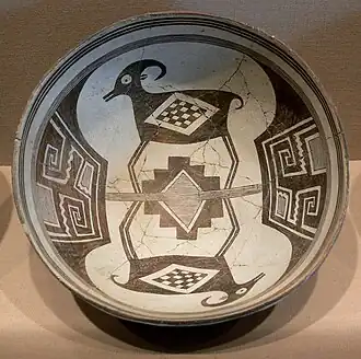 Mimbres Bowl with Bighorn Sheep and Geometrical Design, New Mexico, c. 1000-1150 A.D. Dallas Museum of Art