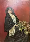 Woman with Mimosa by Osman Hamdi Bey