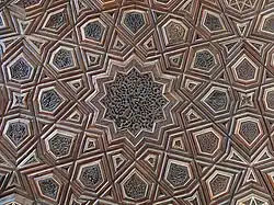 Detail of the Mamluk minbar (dated to 1299–1300)