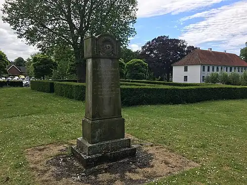 The Christian Ostenfeld memorial.