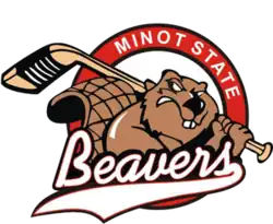 Minot State Beavers Women's Ice Hockey athletic logo