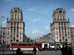 Stalinist Architecture in central Minsk.