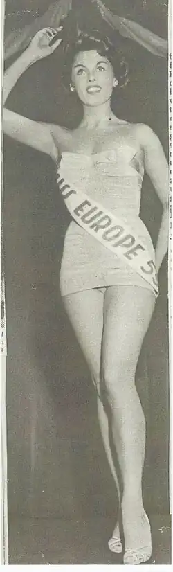 Miss Île-de-France 1953 Danielle Génault