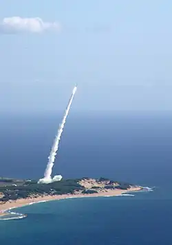 Target ballistic missile launch from Barking Sands, to test SM-3 missile interception